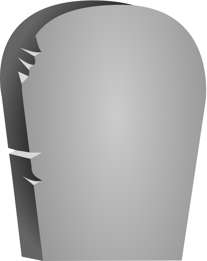 gravestone clipart vector