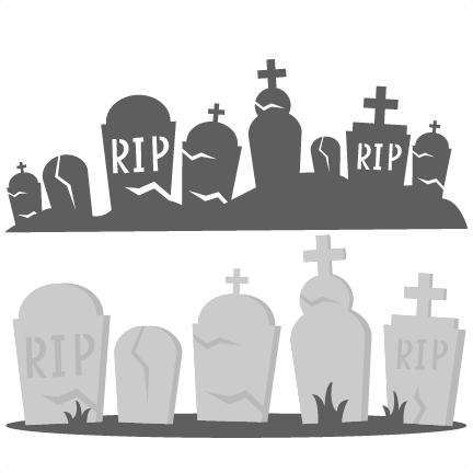 graveyard clipart cementary