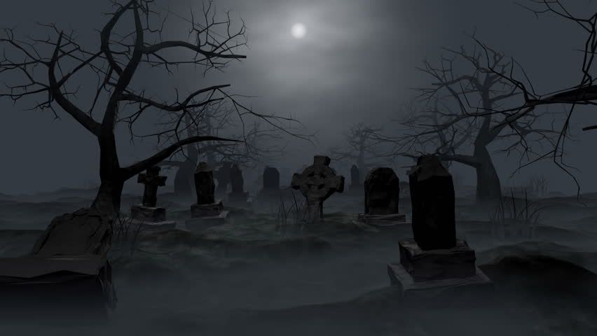 graveyard clipart creepy graveyard