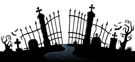 Cliparts x making the. Graveyard clipart gate