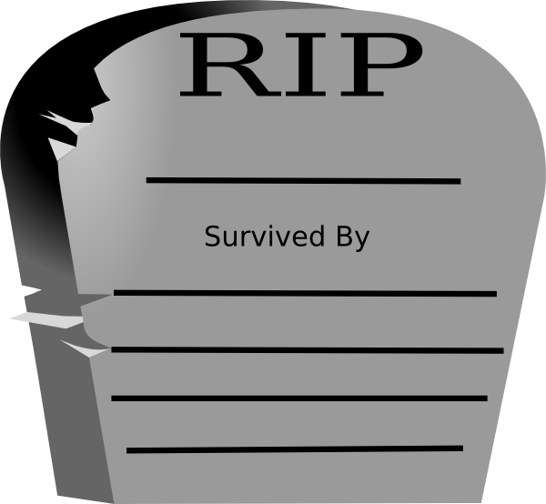 headstone clipart rest in peace