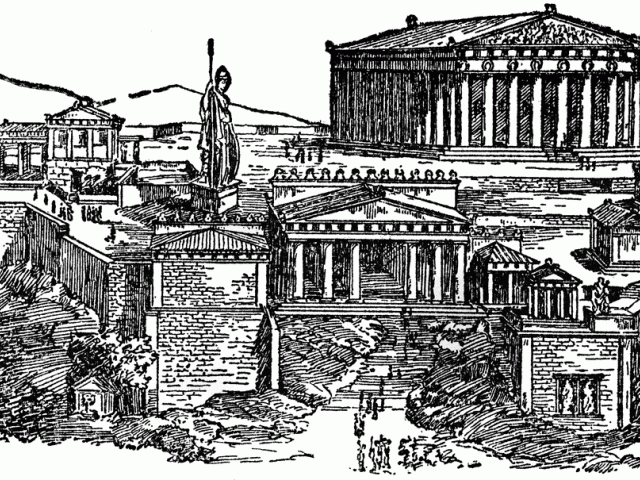 greece clipart ancient town