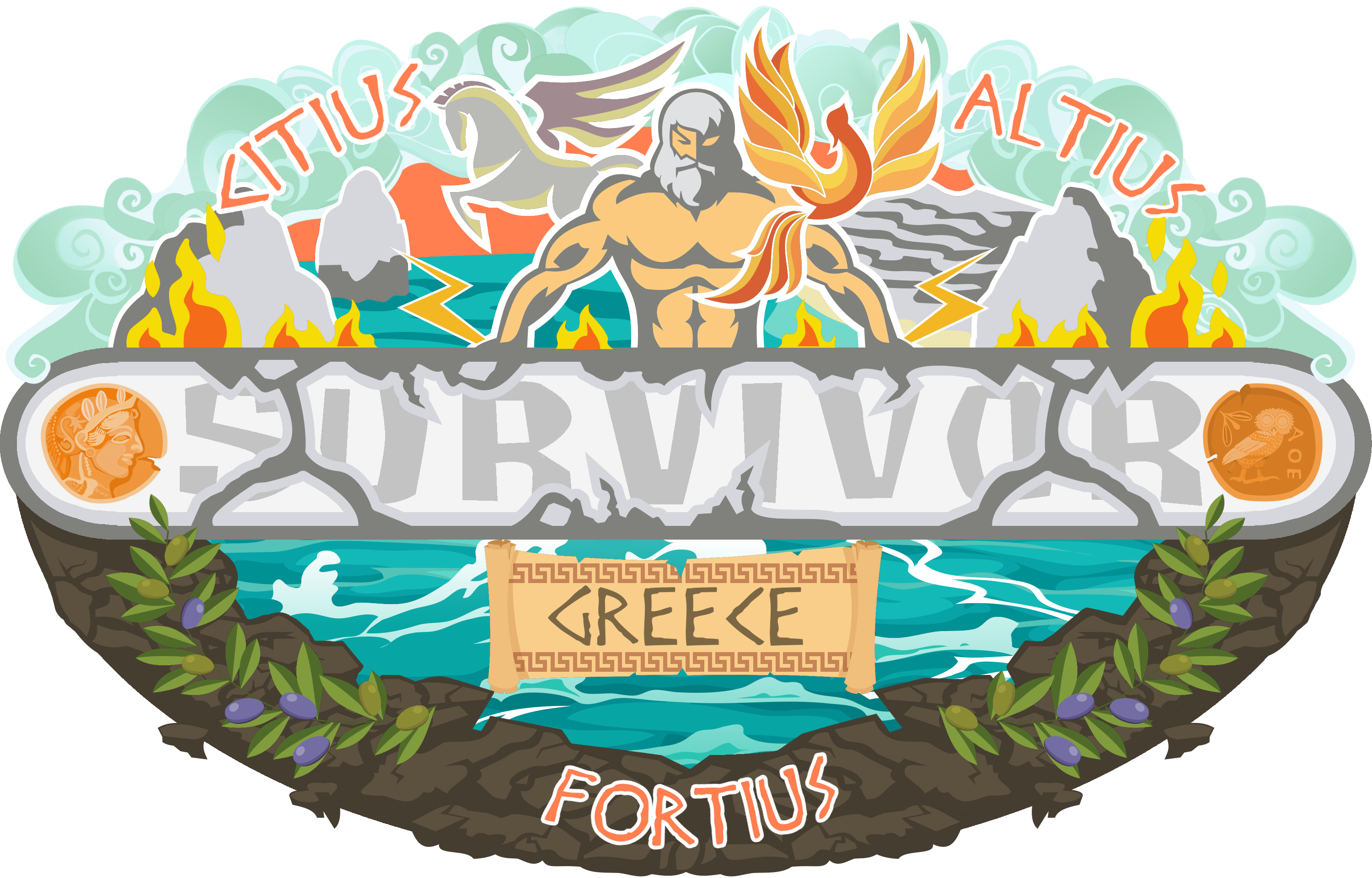 Greek clipart greek latin. Made a logo for