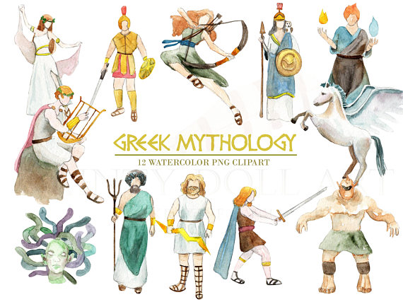 trident clipart mythology greek
