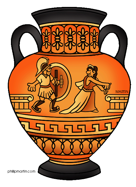 Urns vases ancient greece. Greek clipart urn greek