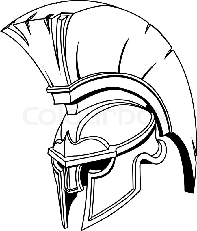 greek clipart armor helmet