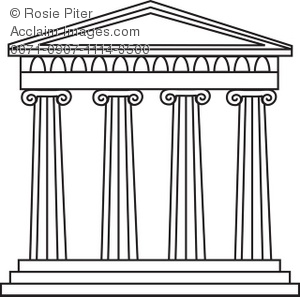 greek clipart black and white
