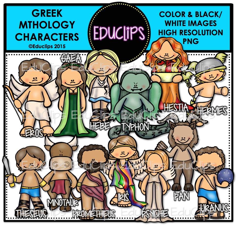 greek clipart character