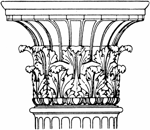 greek clipart corinthian column