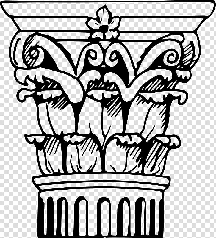 Parthenon doric order classical. Greek clipart corinthian column