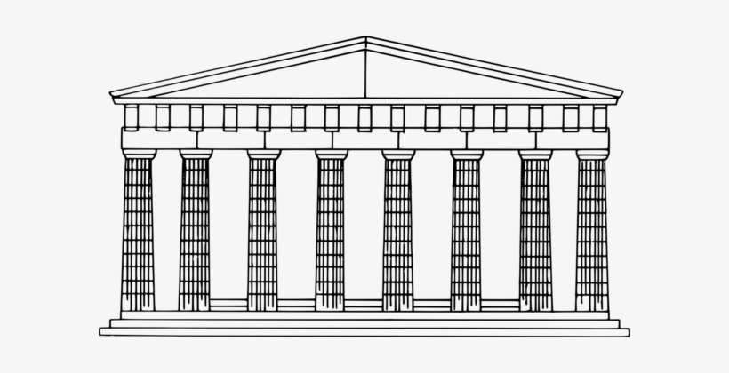 Ancient greece doric order. Greek clipart greek architecture