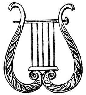 harp clipart greek