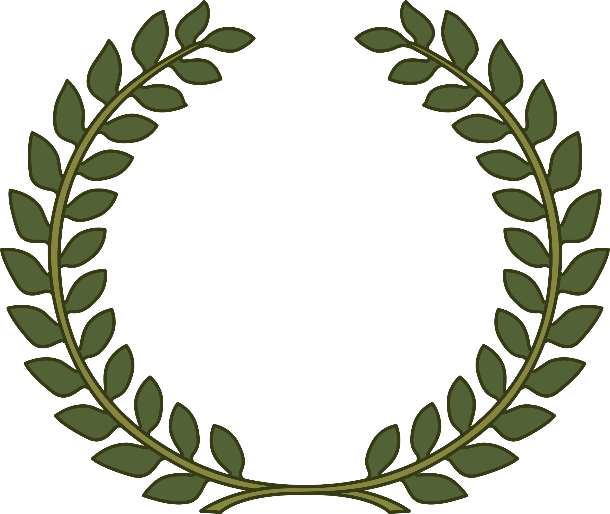 leaves clipart greek