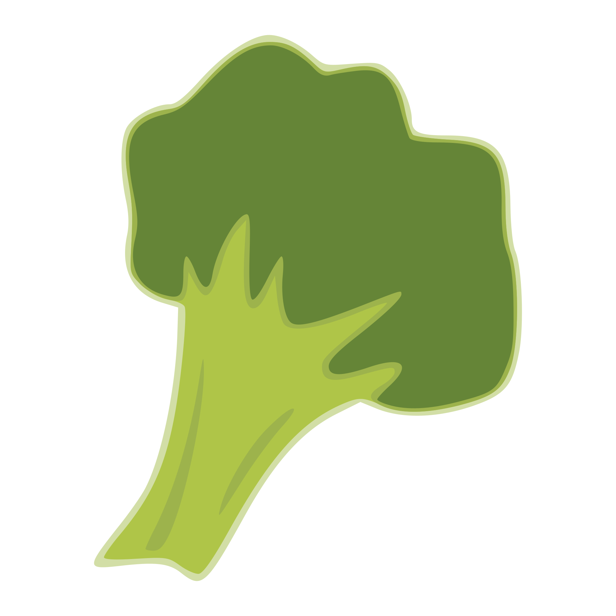 green clipart brocolli
