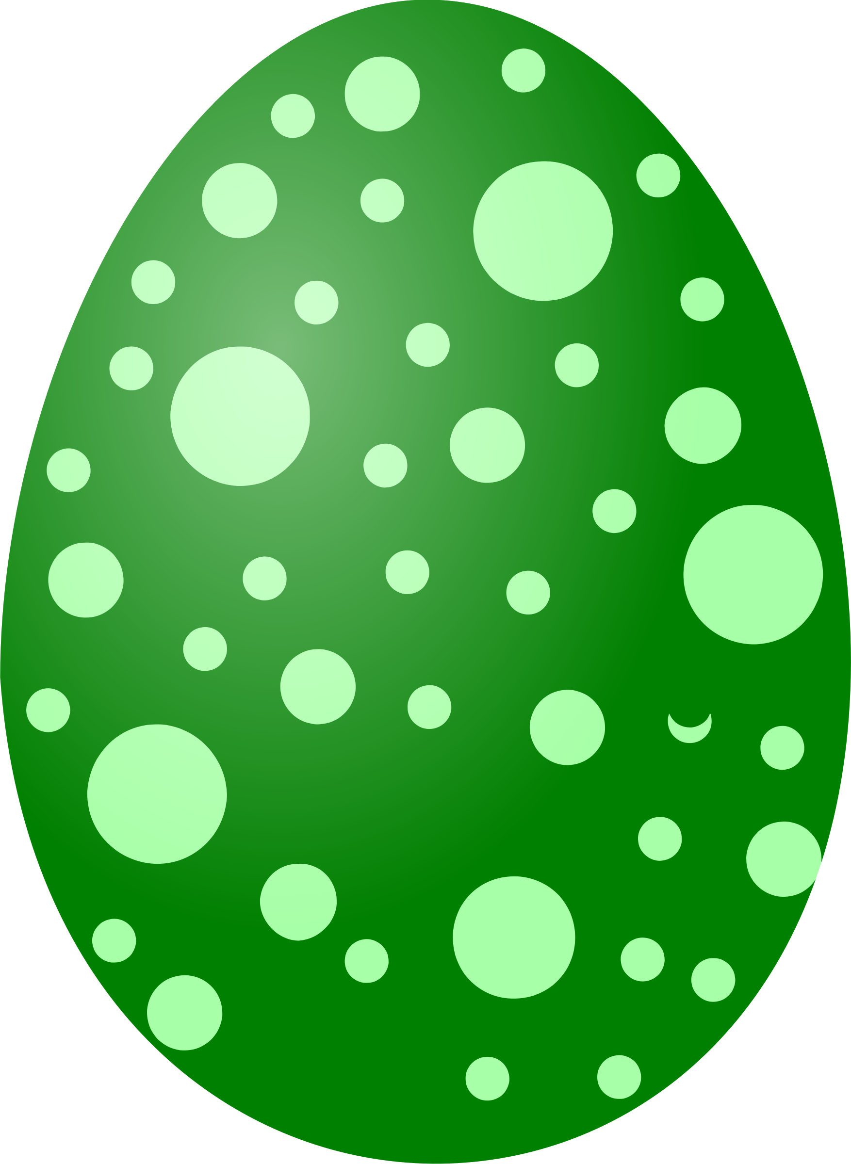 green clipart easter egg