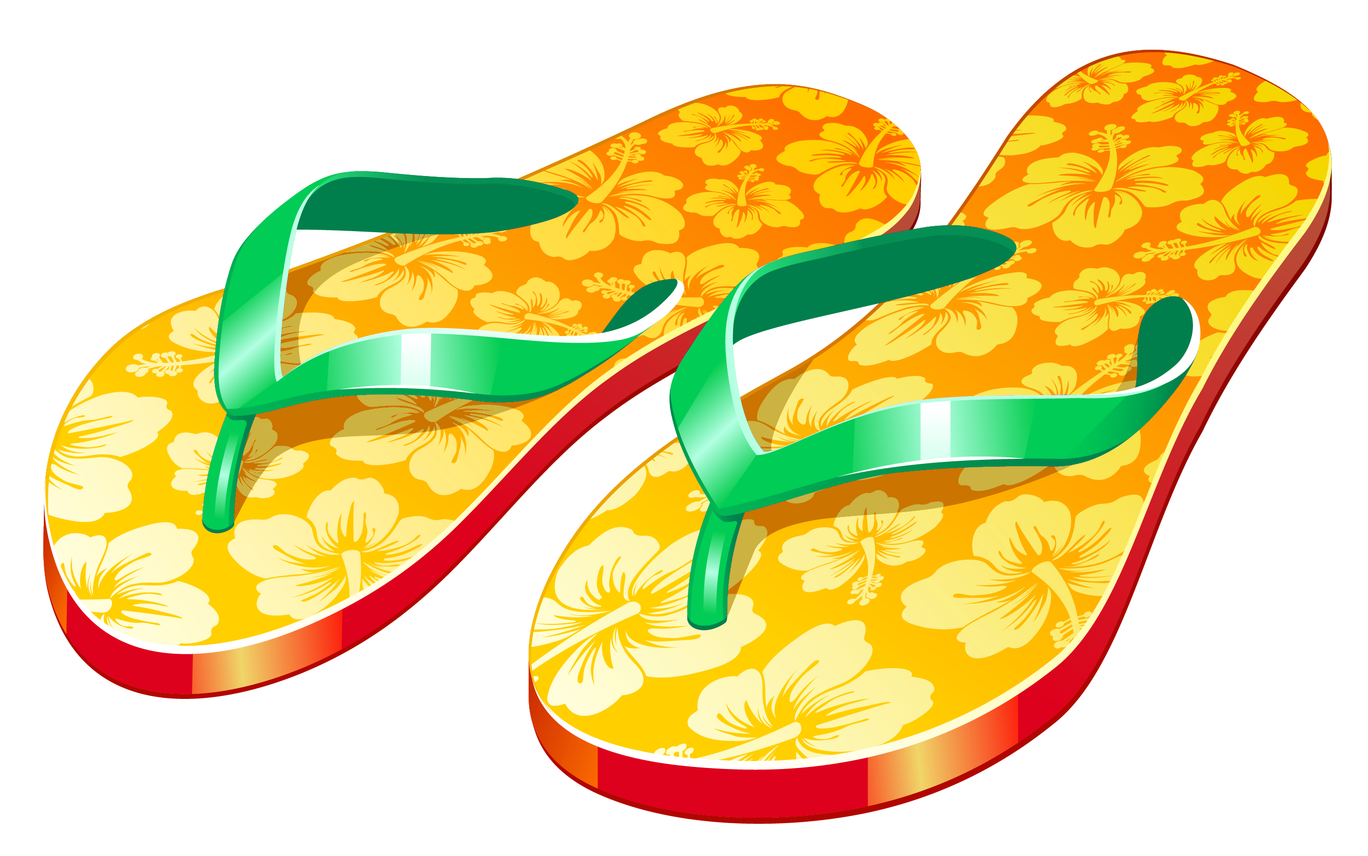 Clothes on emaze. Green clipart flip flop