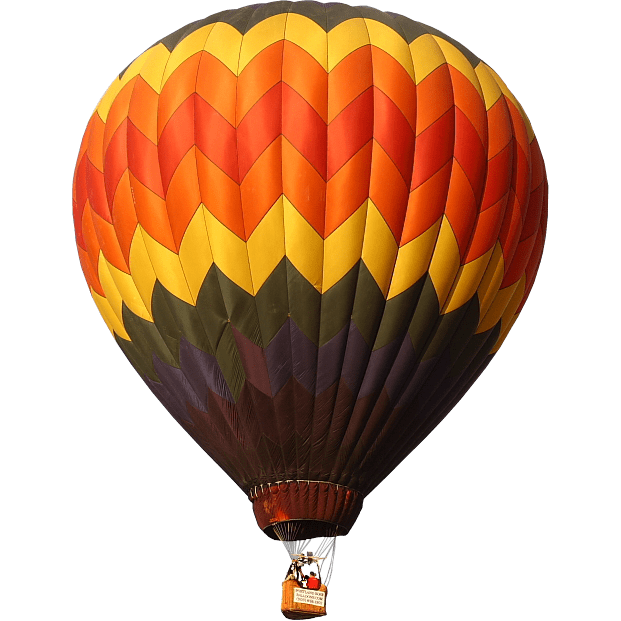 green clipart hot air balloon