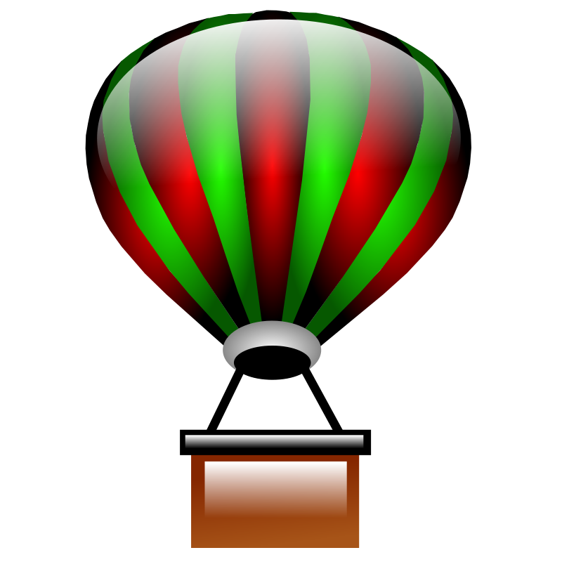 Mop clipart future. Hot air balloon clip