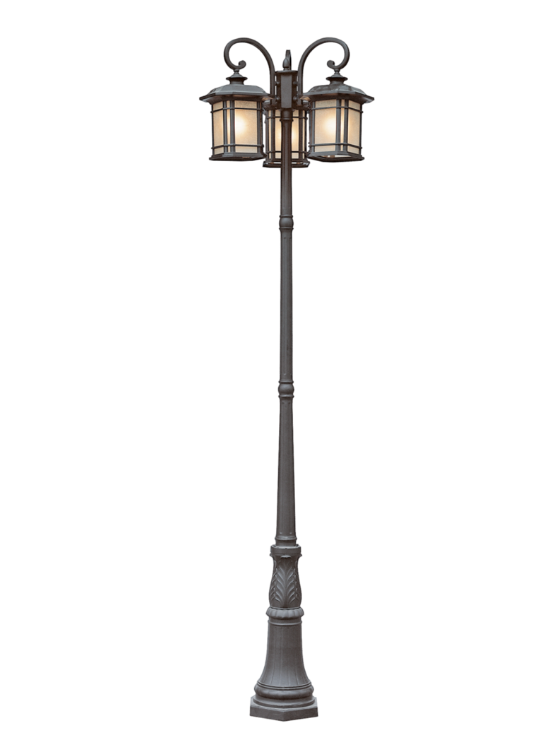 Green lamp post