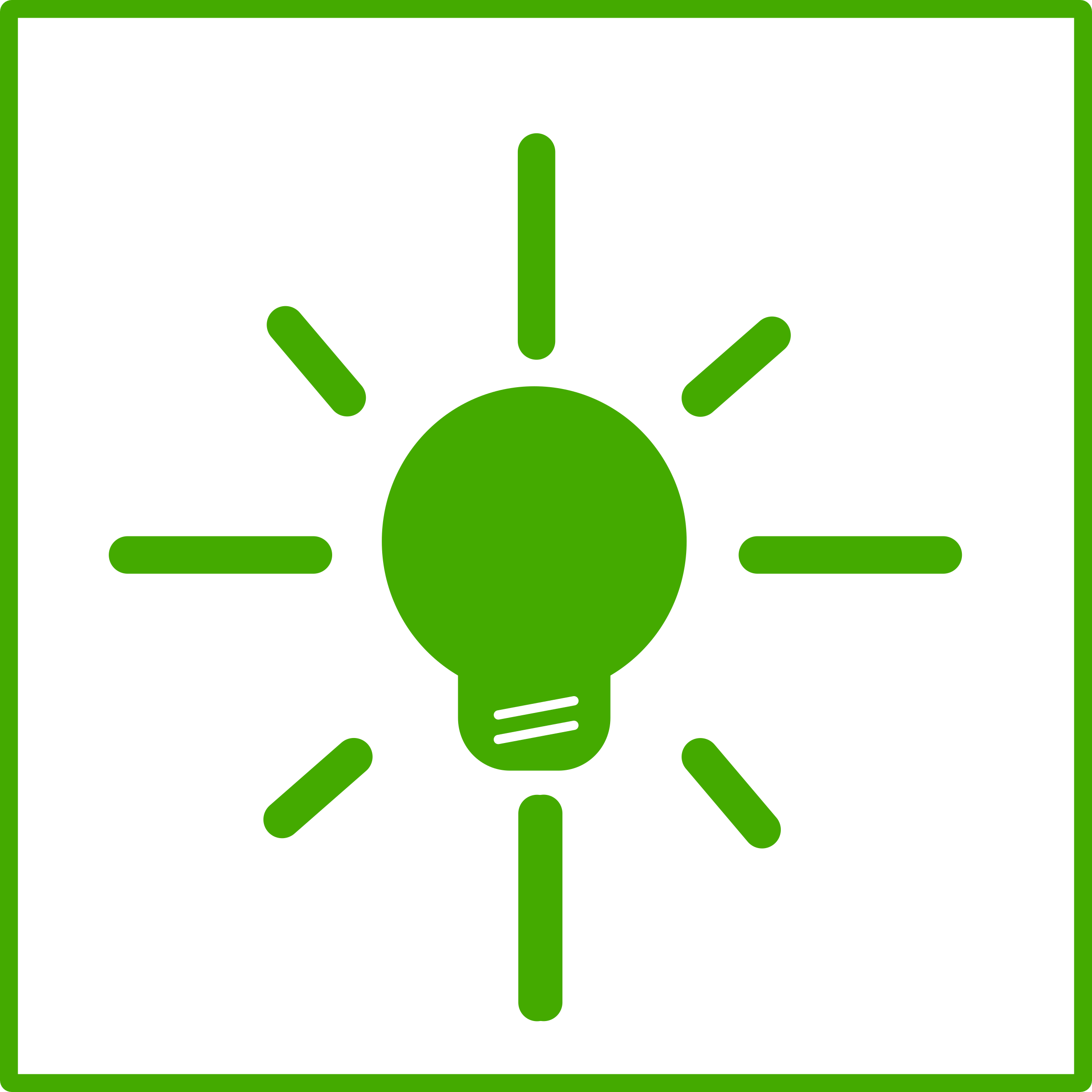 green clipart lightbulb