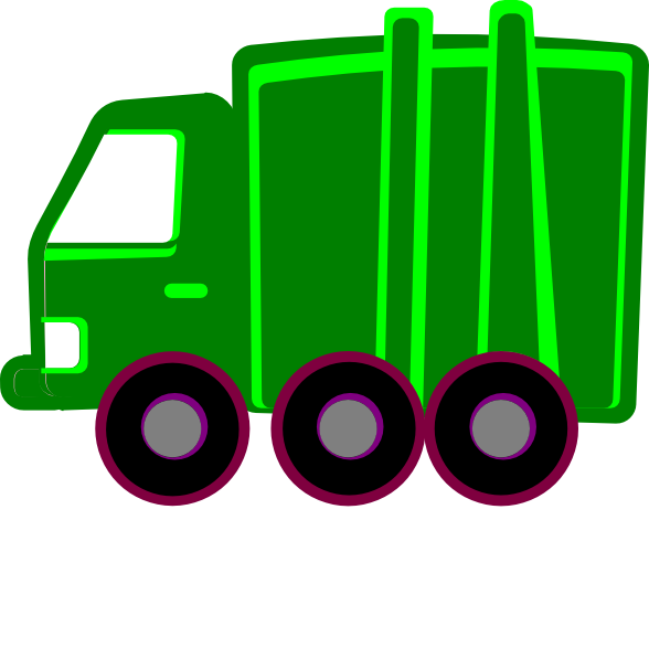 green clipart lorry