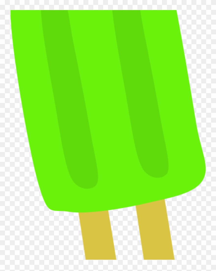 green clipart popsicle