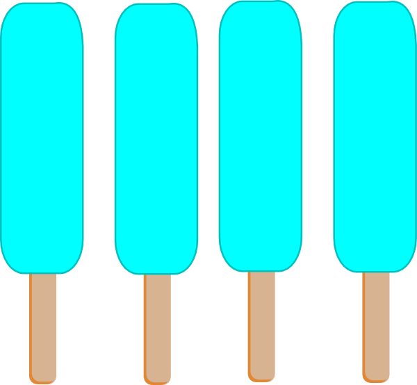 green clipart popsicle