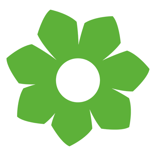 green flower png