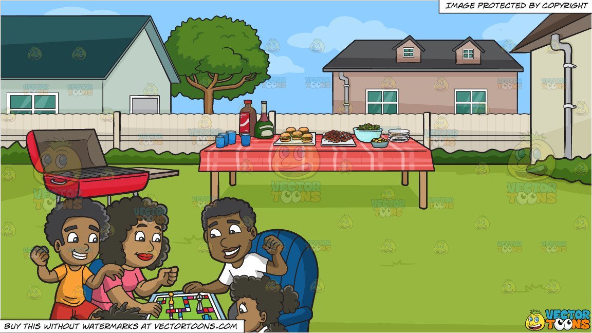 grill clipart backyard game