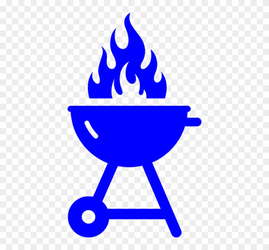 grill clipart blue bbq