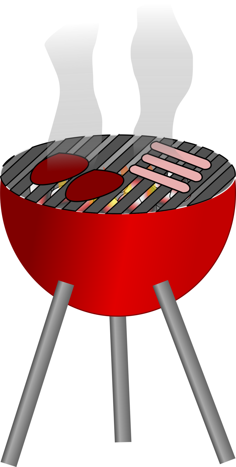 Grill clipart cartoon. Table barbecue transparent clip