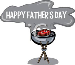 Grill clipart father's day. Image a steak on