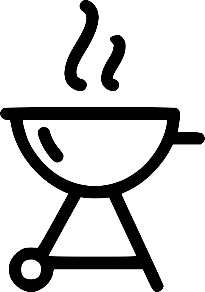 Charcoal barbecue bbq svg. Grill clipart fork