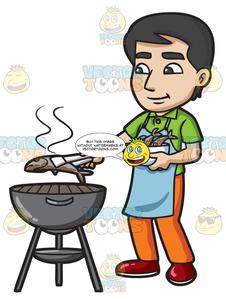 grill clipart grill fish