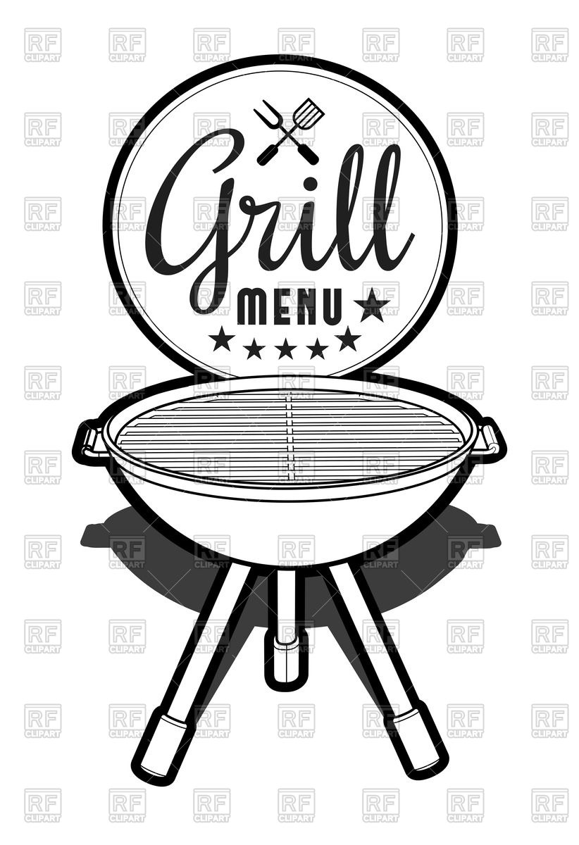grill clipart sign