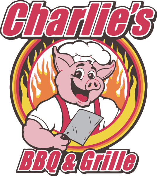 Charlies and grille serving. Grill clipart southern bbq