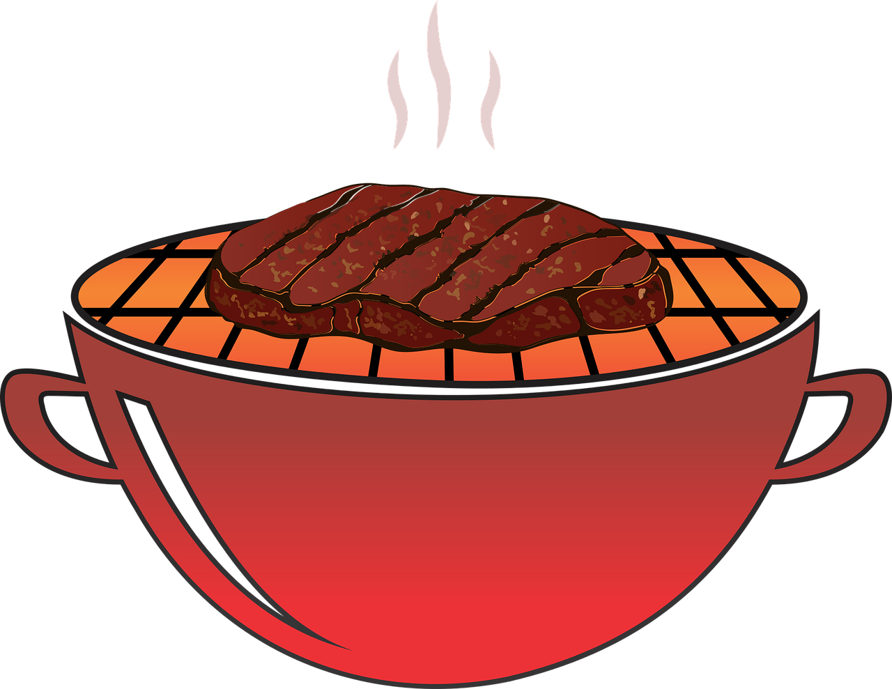 grill clipart steak dinner