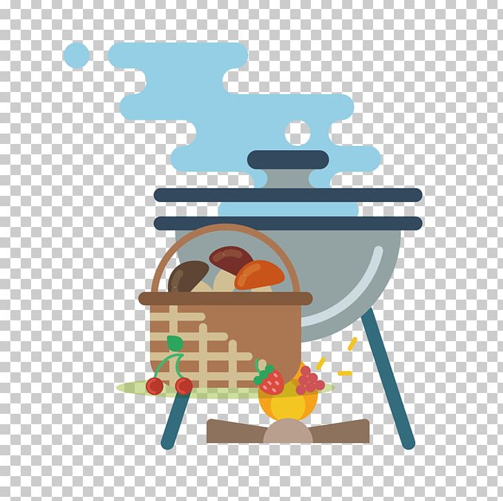 grilling clipart camp food