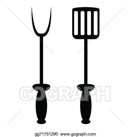 grilling clipart fork