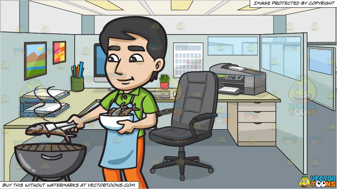 grilling clipart office