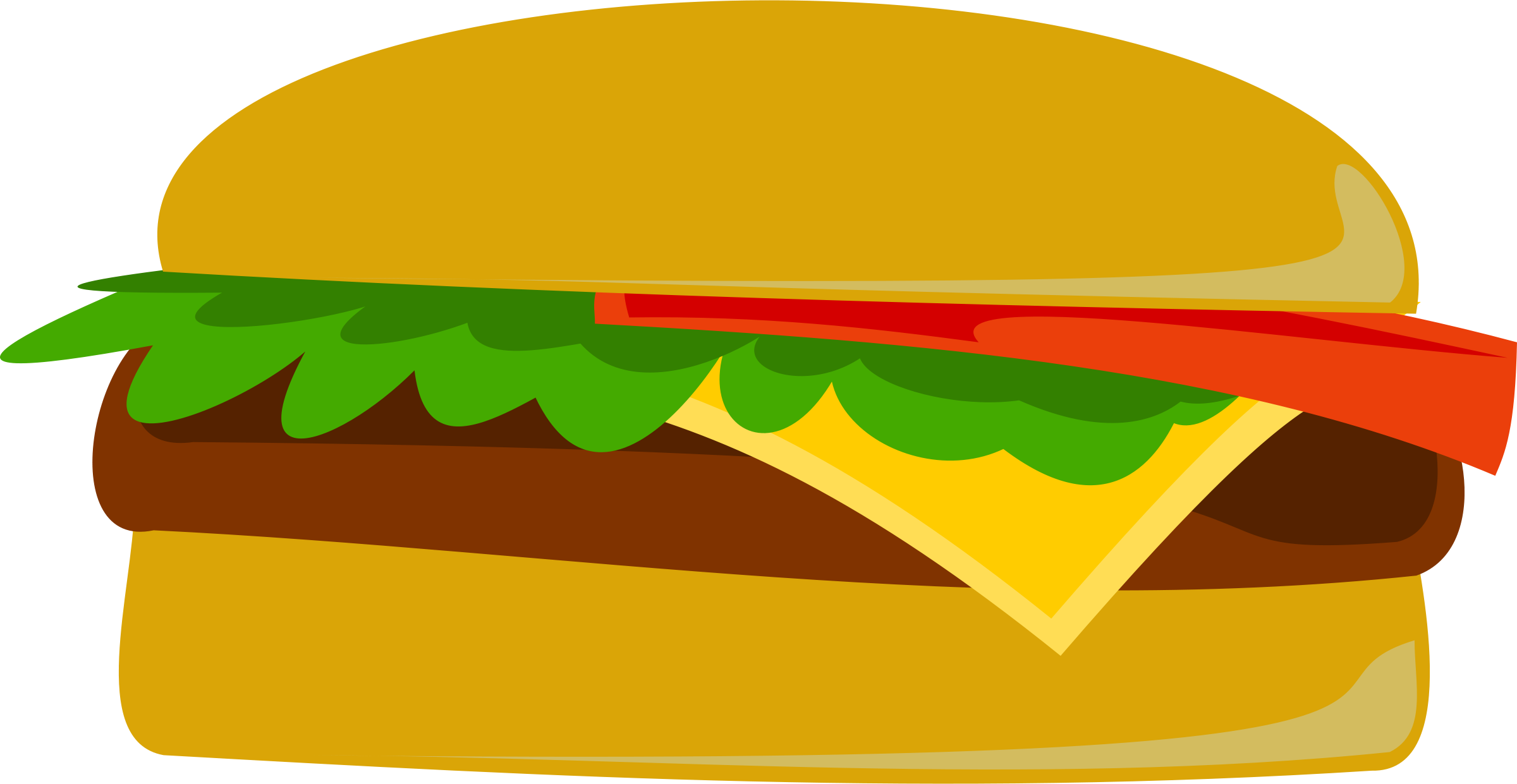 hamburger clipart thin