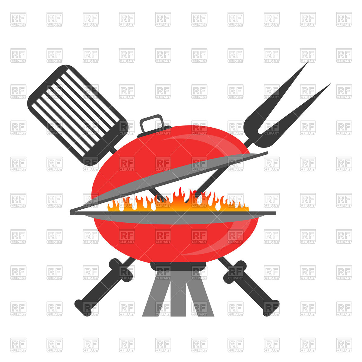 Grilling clipart red grill. Bbq free download best