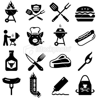 Bbq and tailgating icon. Grilling clipart tailgate grill