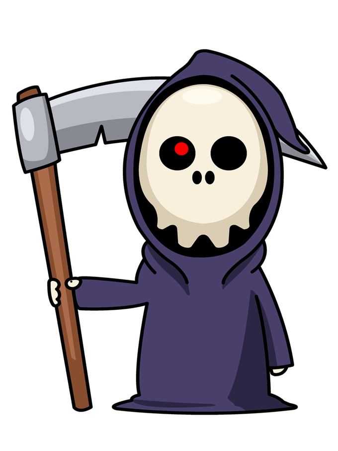 Grim reaper clipart basic. The pictures cartoon siewalls