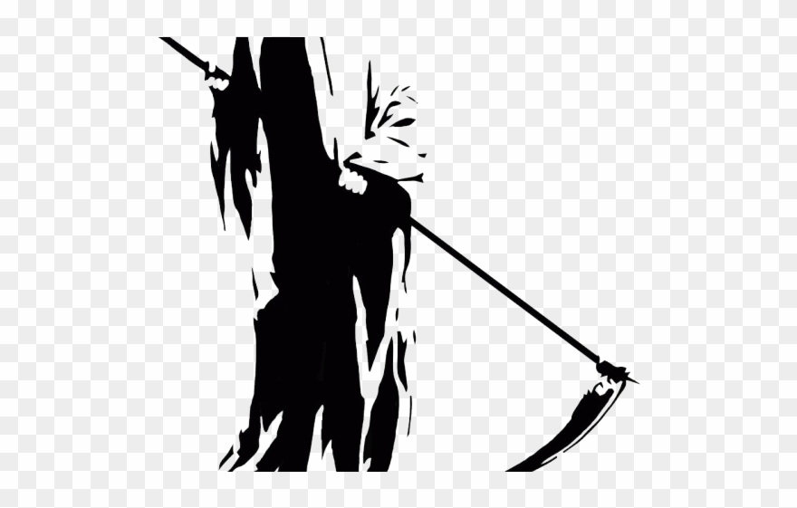 Png download . Grim reaper clipart black and white