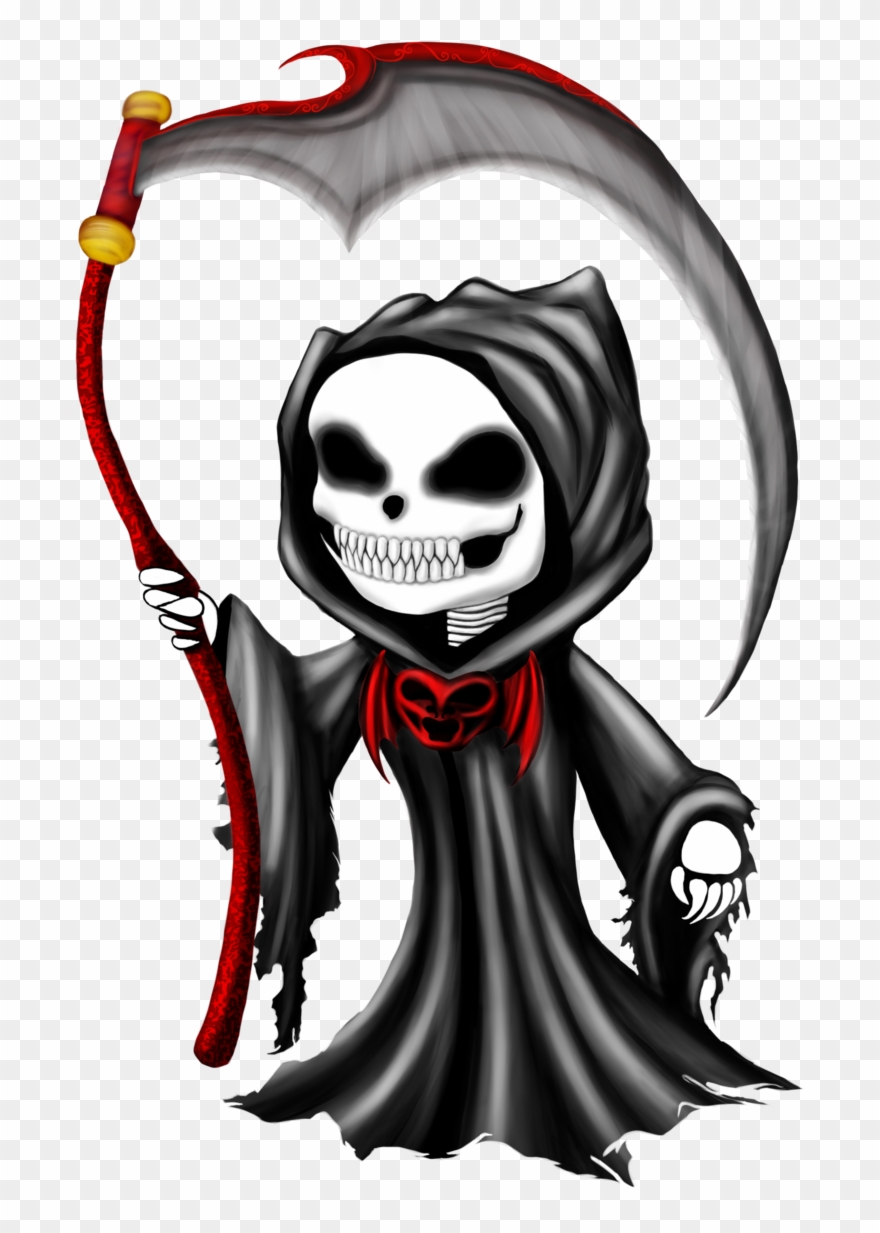 Chibi by tarasf d. Grim reaper clipart detrimental
