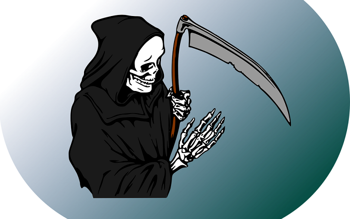 grim reaper clipart fear death