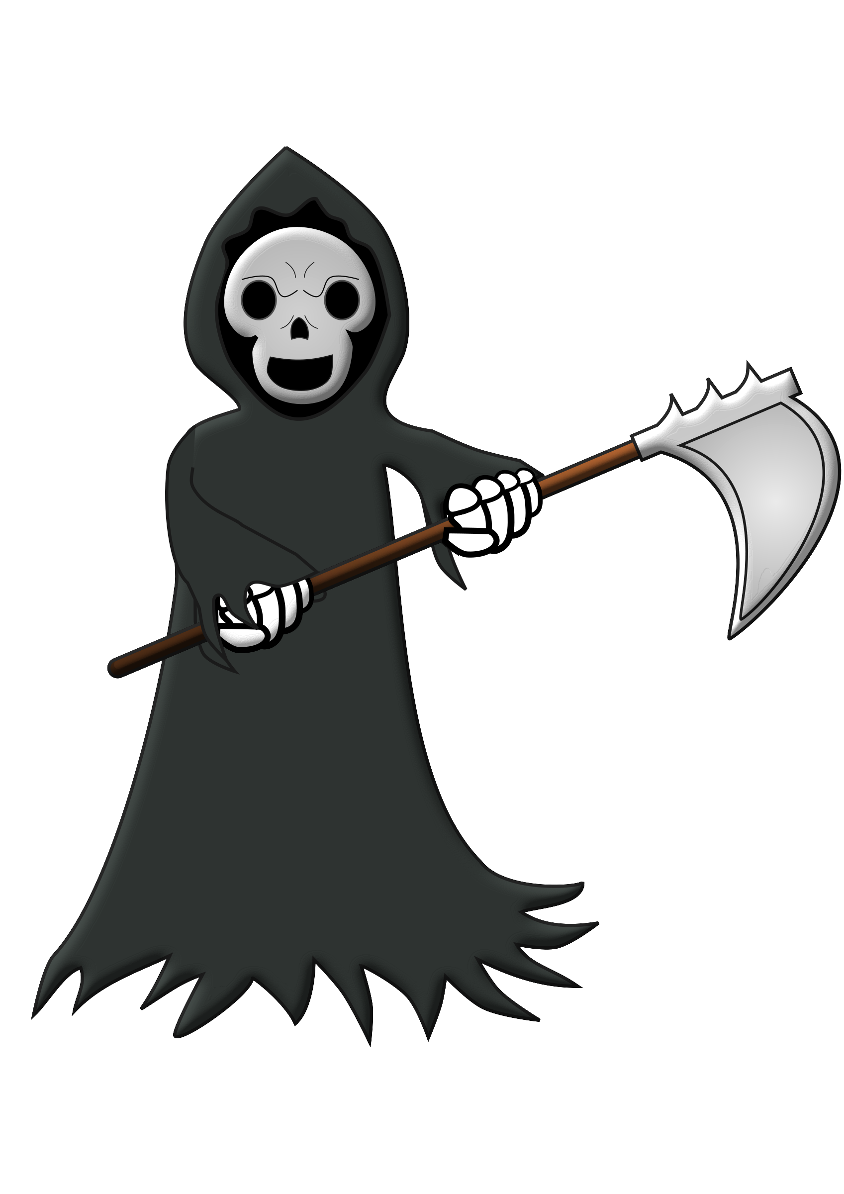 grim reaper clipart flag