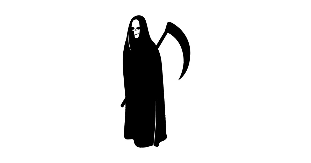 Grim reaper clipart good morning. Silhouette by australianmate 