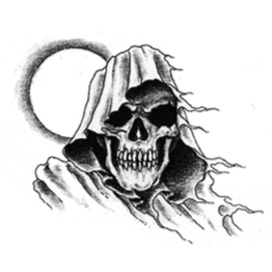 Sleeve tattoo artist clip. Grim reaper clipart killer